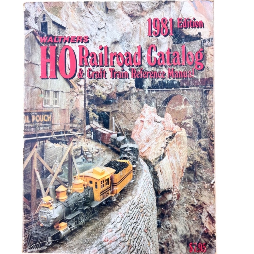 Walthers 1981 HO Railroad Catalog Craft Train Reference Manual Vintage Mantua